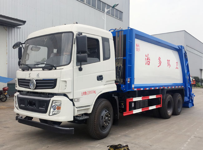 東風天龍國六18方后雙橋壓縮式垃圾車-湖北垃圾車生產(chǎn)廠家 東風天龍國六18方后雙橋壓縮式垃圾車-湖北垃圾車生產(chǎn)廠家