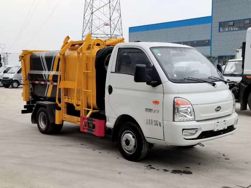 國六凱馬小型汽油掛桶垃圾車圖片-垃圾車廠家直銷 國六凱馬小型汽油掛桶垃圾車圖片-垃圾車廠家直銷